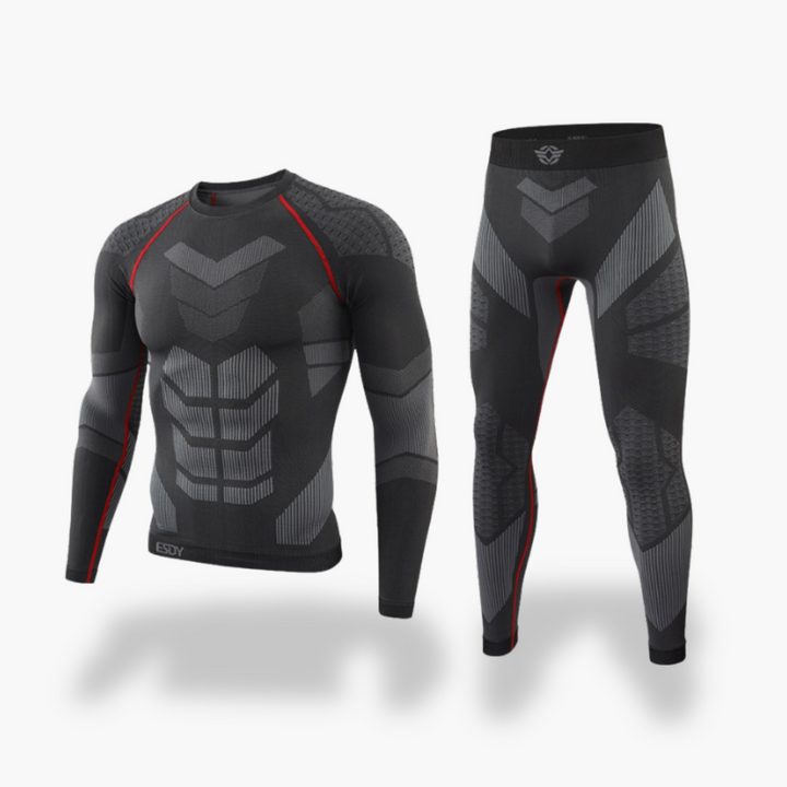 Tuta Termica Uomo Abbigliamento Sportivo Compressione Spandex | Altivaro