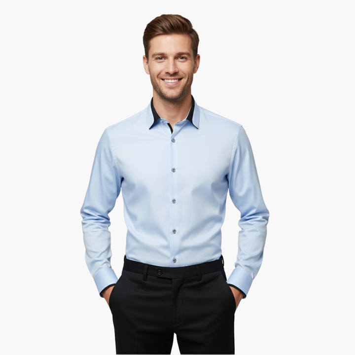 Camicia Uomo a Maniche Lunghe in Poliestere | Altivaro