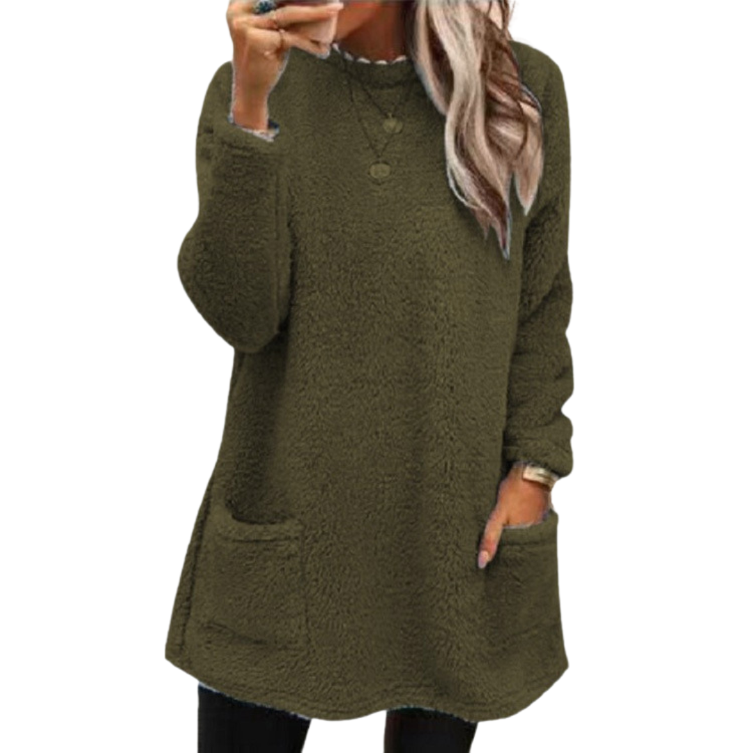 Maglione Donna Invernale Lungo Caldo Peluche Tasconi | Altivaro