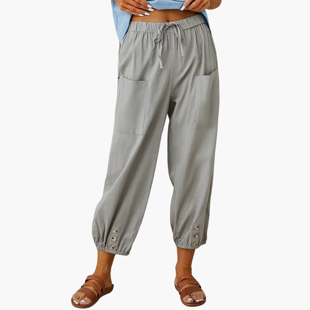 Pantaloni Estivi Lino Coulisse Casual | Altivaro-Altivaro