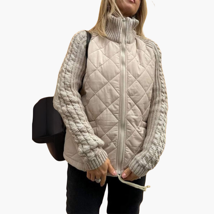 Giacca Donna Trapuntata Maniche Maglia Invernale | Altivaro
