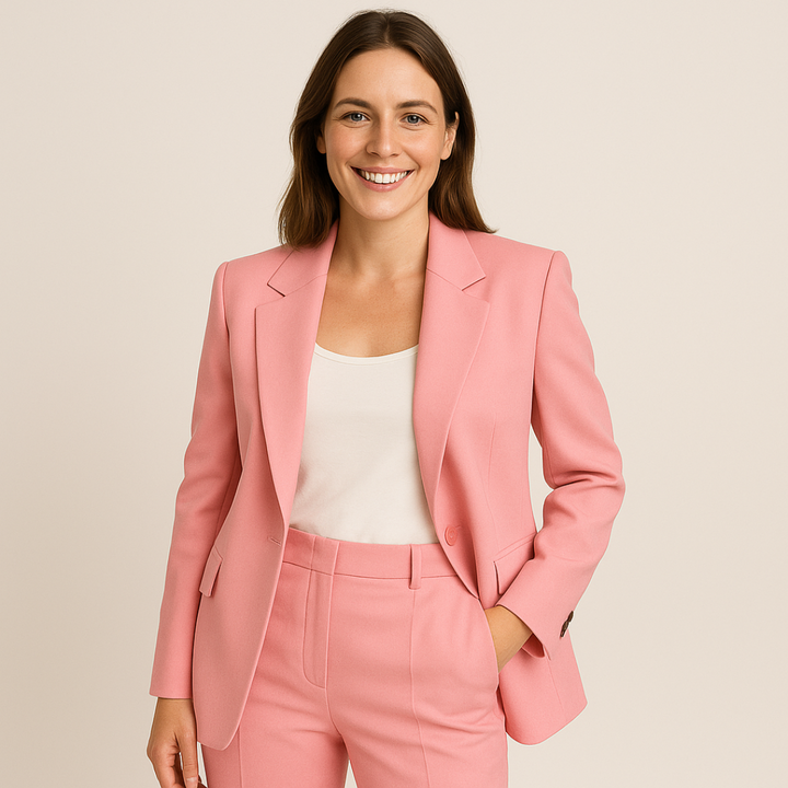 Tailleur Elegante da Donna – Completo Giacca e Pantalone Slim Fit per Cerimonia o Lavoro | Altivaro