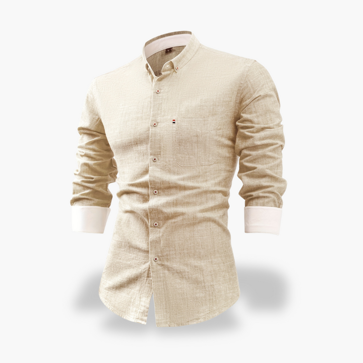 Camicia Uomo in Cotone con Colletto Button-Down | Altivaro