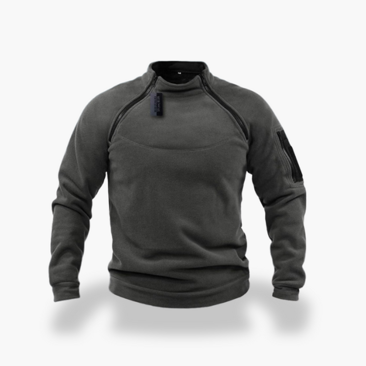 Felpa Uomo in Pile Giacca Termica con Zip e Tasche | Altivaro
