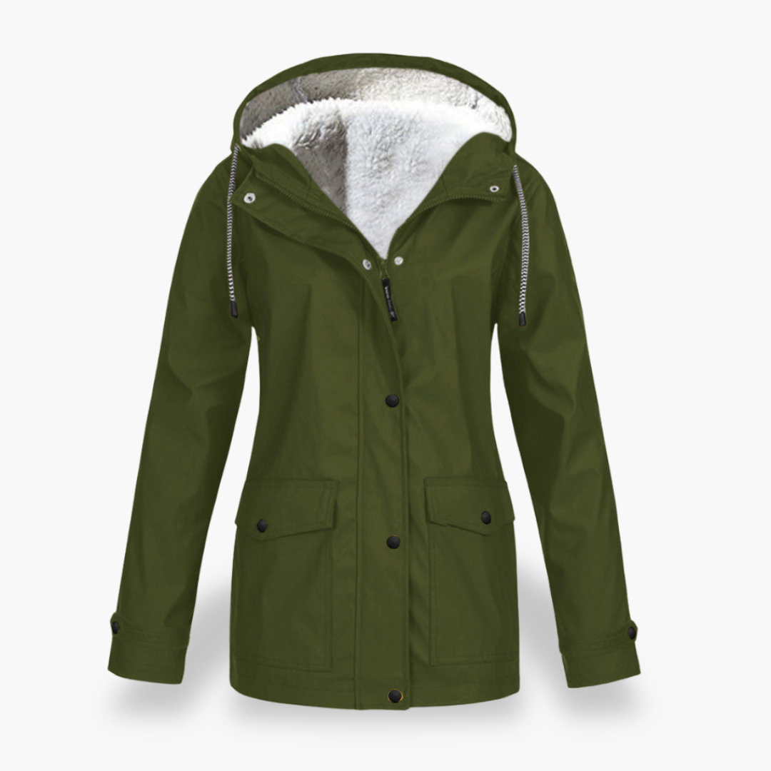 Women's waterproof jacket with hood | Altivaro