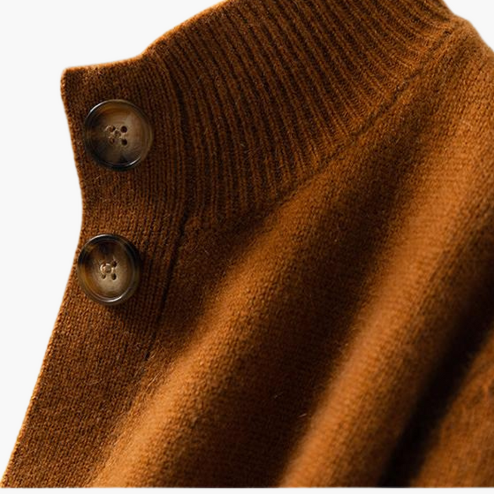 Women's Cardigan in Soft Fabric with Buttons | Altivaro