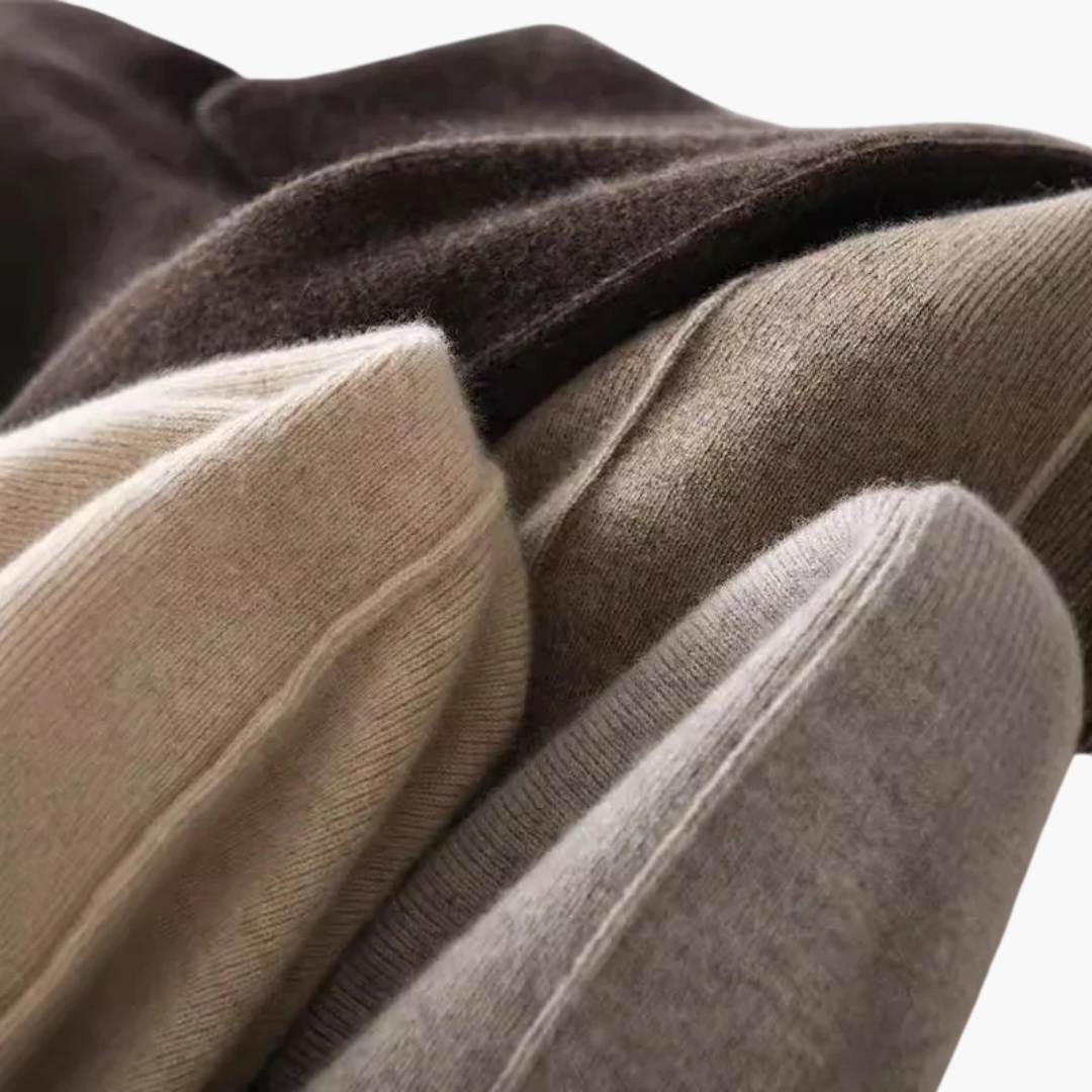 Wide Women's Pants with Drawstring in Fabric | Altivaro
