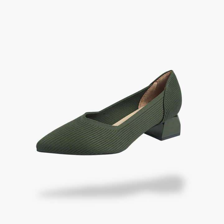 Orthopedic Heeled Shoes in Fabric for Women | Altivaro