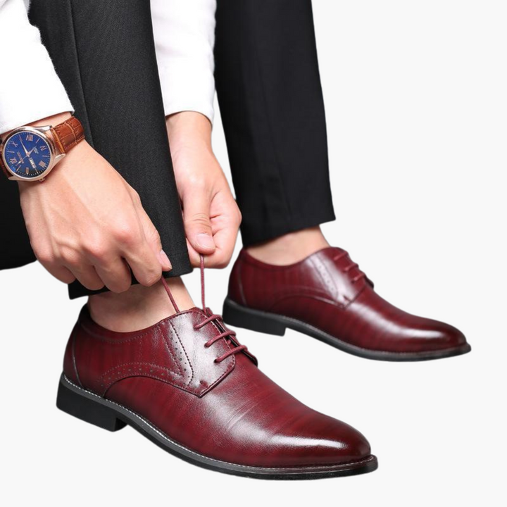 Scarpe Uomo Eleganti Pelle Orthopedic Classiche Stringate | Altivaro