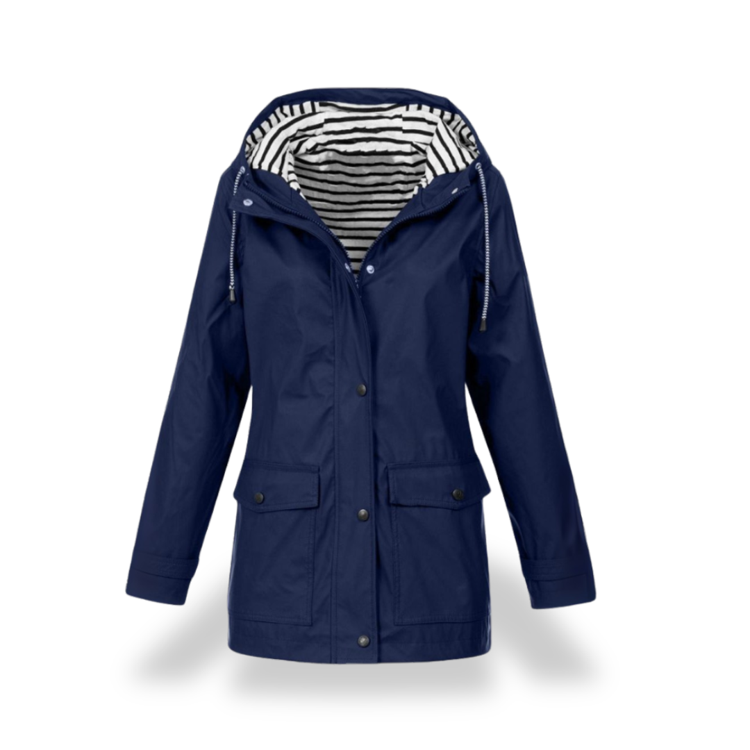 Giacca Impermeabile Donna con Cappuccio Antipioggia | Altivaro