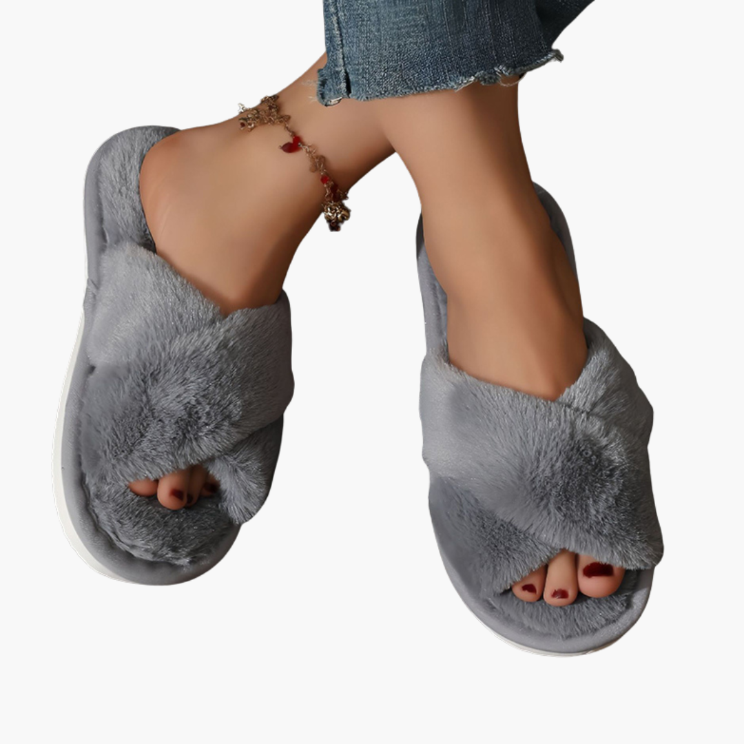 Women's Plush Orthopedic Non-slip Slippers | Altivaro