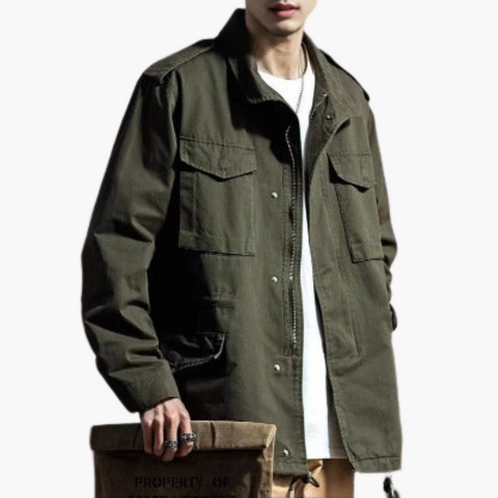 Uomo Giacca Campo M65 Verde | Altivaro