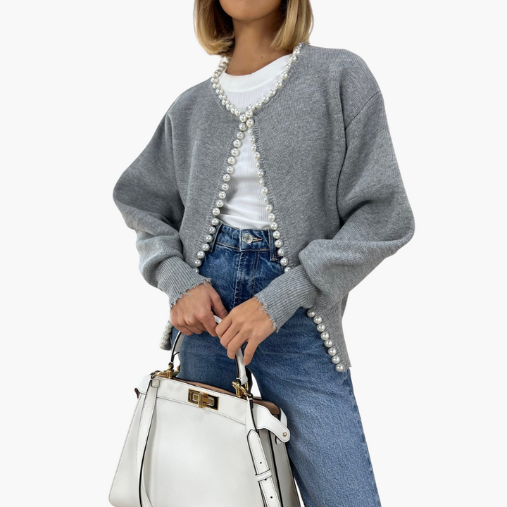 Elegant Pearl Women's Cardigan | Altivaro