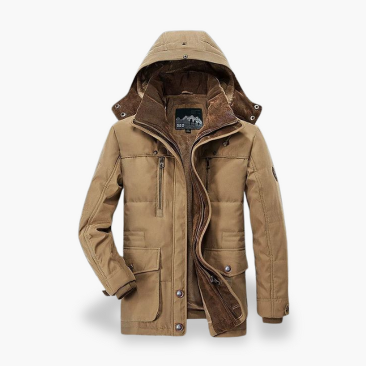 Giacca Invernale Uomo con Cappuccio e Fodera in Pile | Altivaro