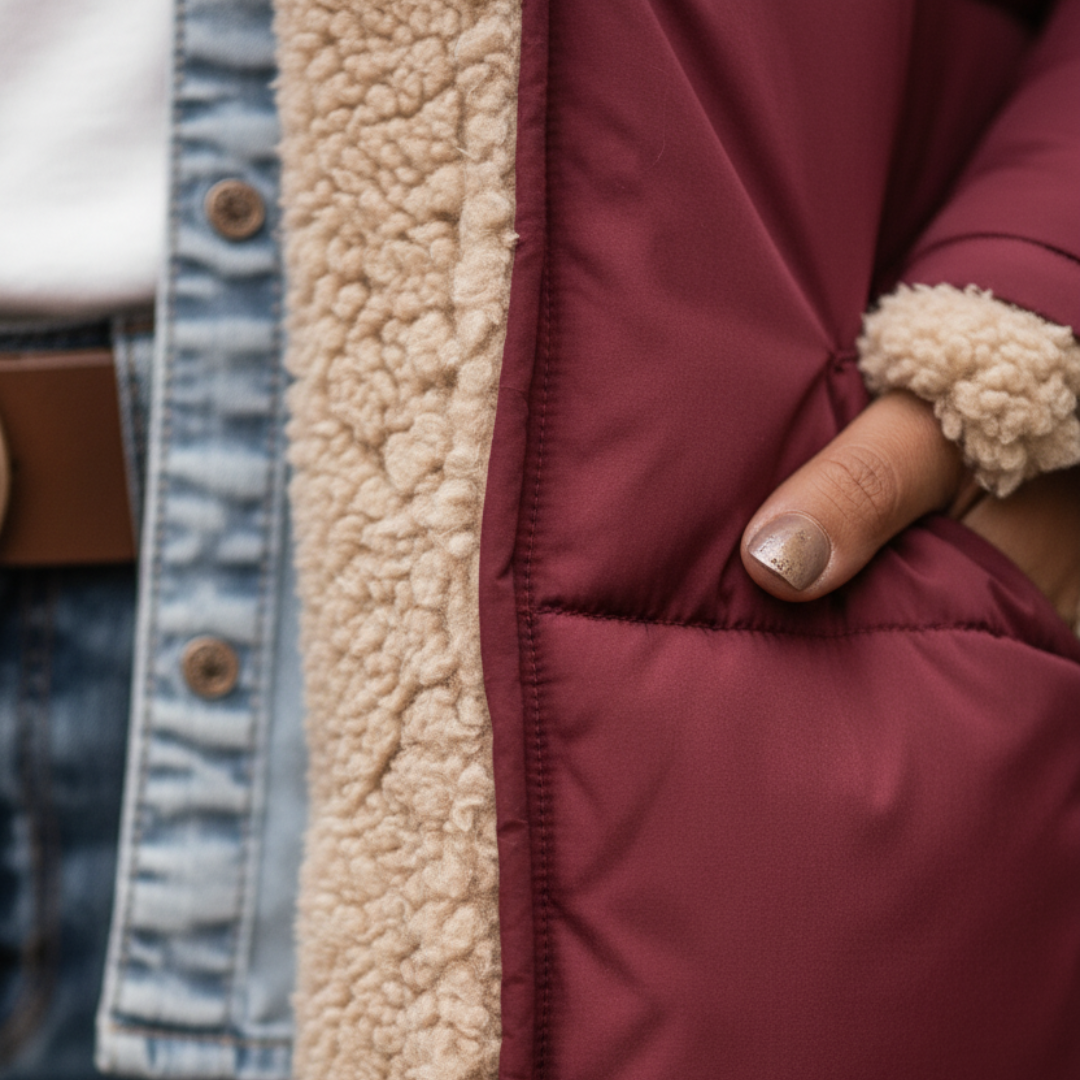 Cappotto invernale sintetico foderato da donna | Altivaro