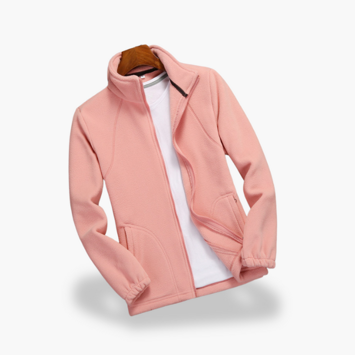 Giacca in Pile con Zip Donna Casual Invernale | Altivaro