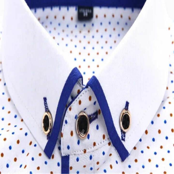Men's Slim Fit Polka Dot Shirt | Altivaro