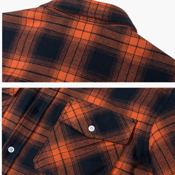 Camicia Giacca Uomo Foderata in Pile a Quadri Invernale | Altivaro
