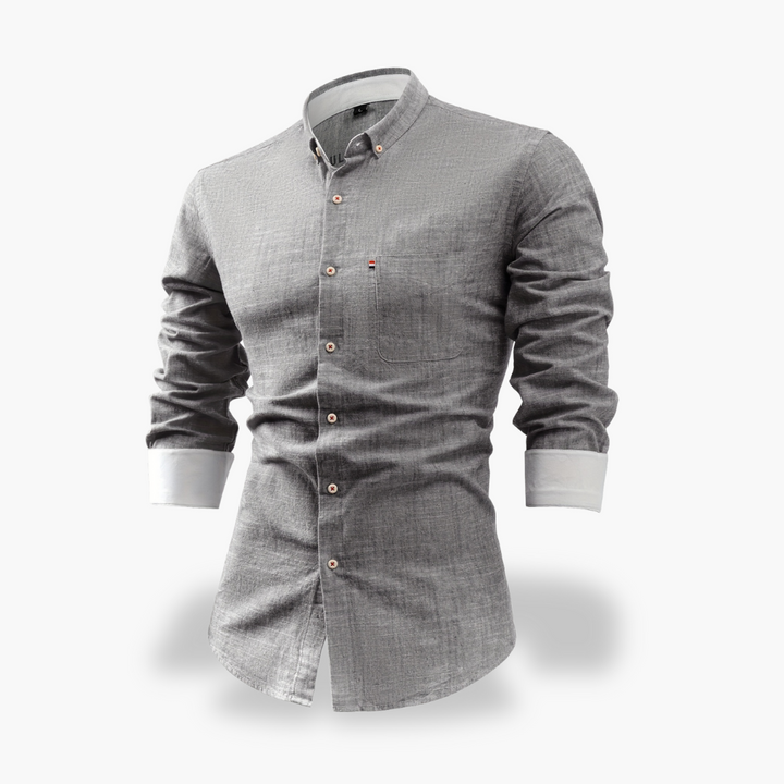 Camicia Uomo in Cotone con Colletto Button-Down | Altivaro