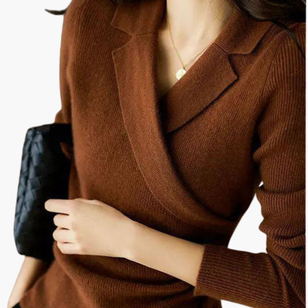 Maglione Incrociato Donna Maglia Italiana | Altivaro-Altivaro