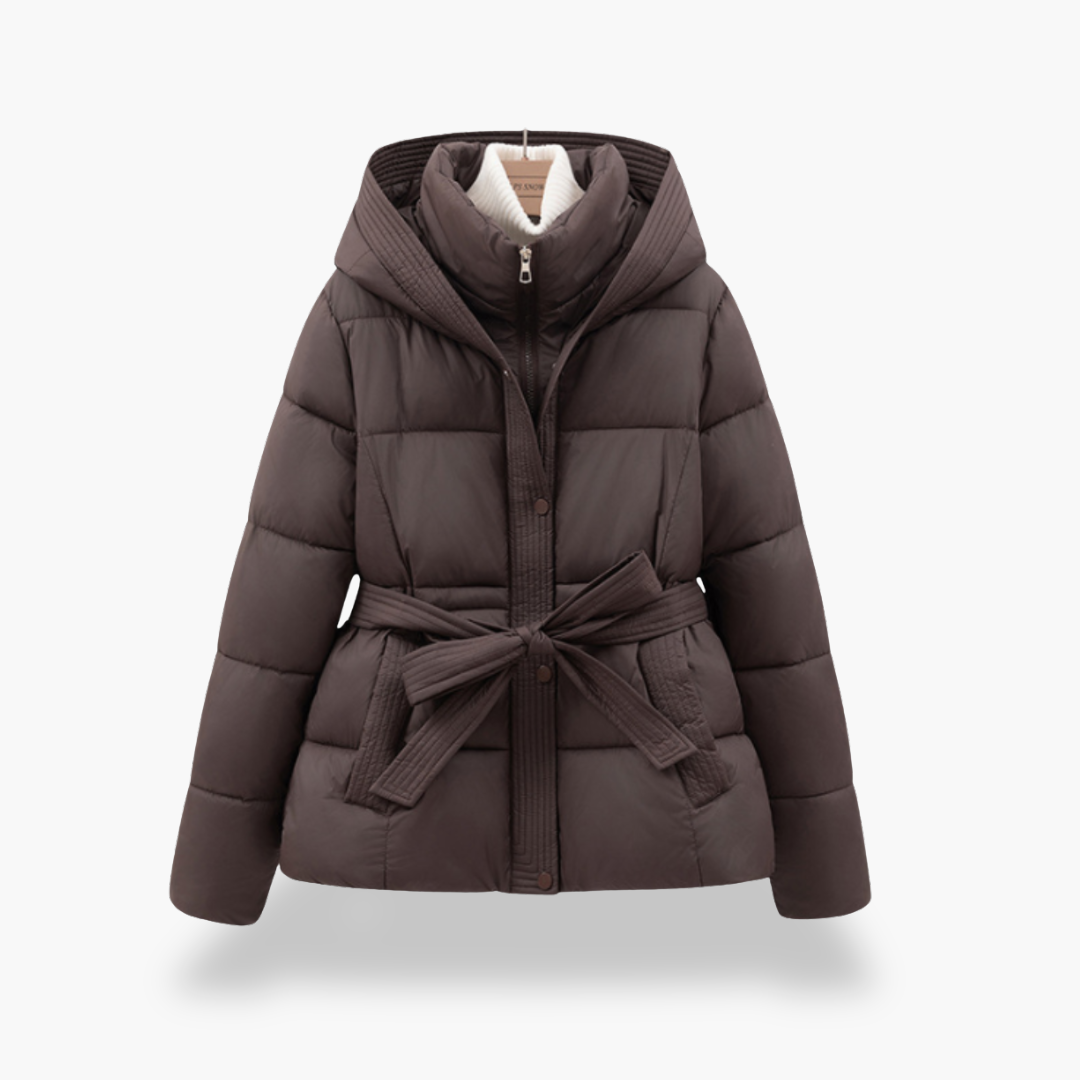 Piumino Donna Invernale con Cintura e Cappuccio | Altivaro