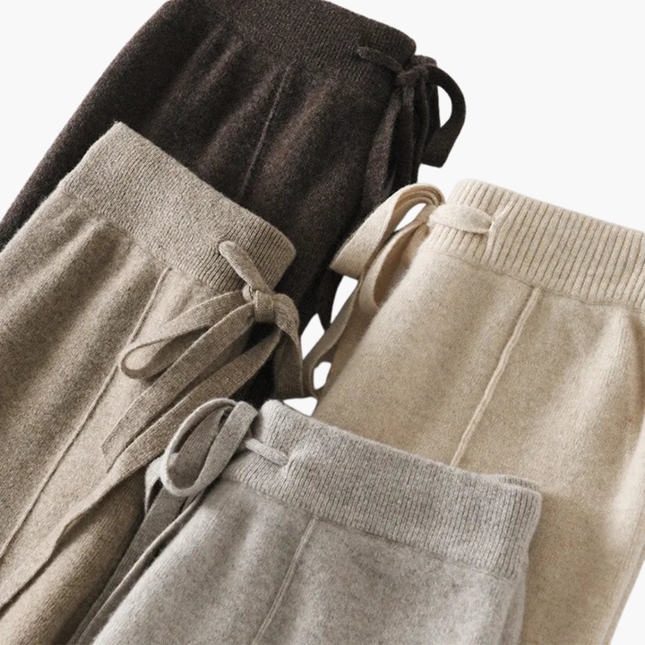Wide Women's Pants with Drawstring in Fabric | Altivaro