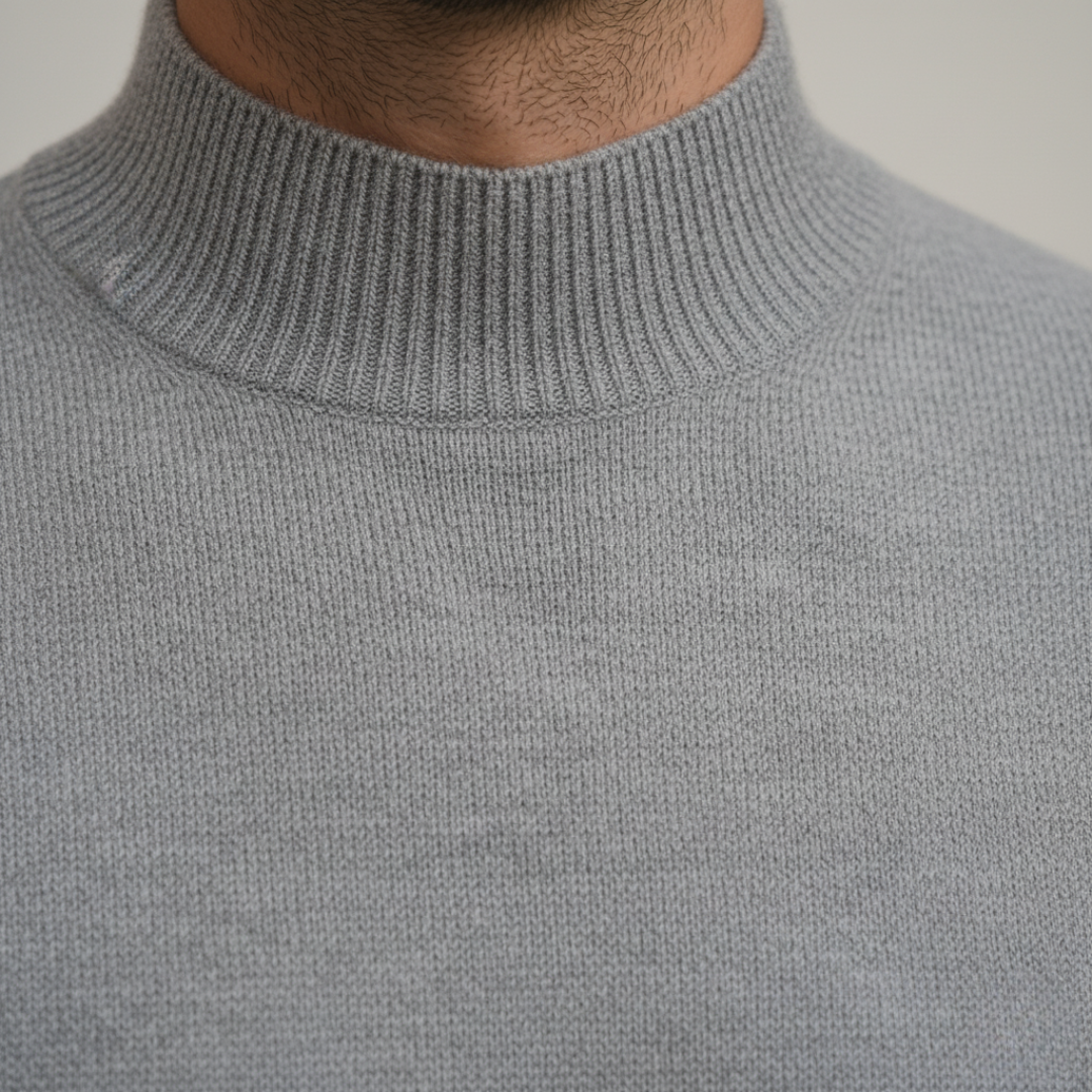 Maglione Collo Alto in Cashmere Uomo | Altivaro