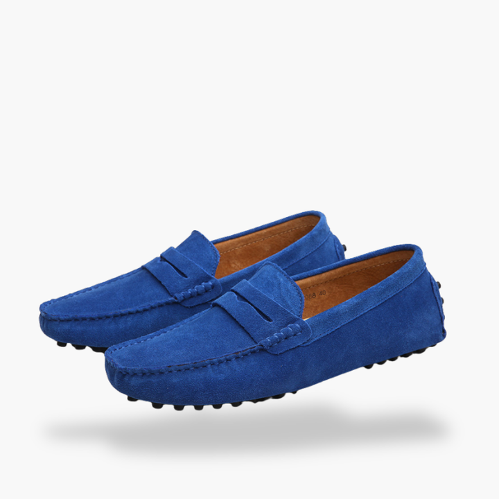 Orthopedic Suede Loafers for Men with Rubber Sole | Altivaro