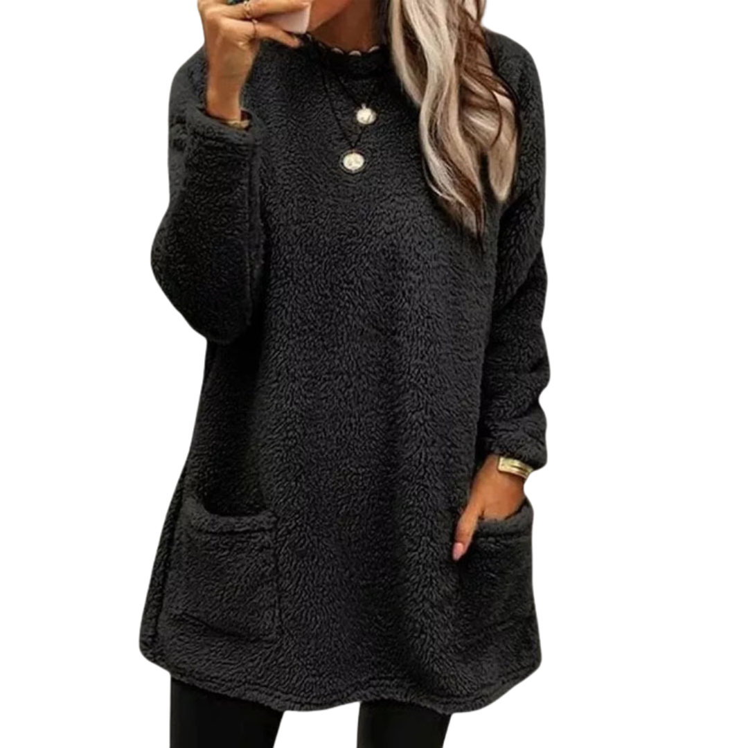 Maglione Donna Invernale Lungo Caldo Peluche Tasconi | Altivaro