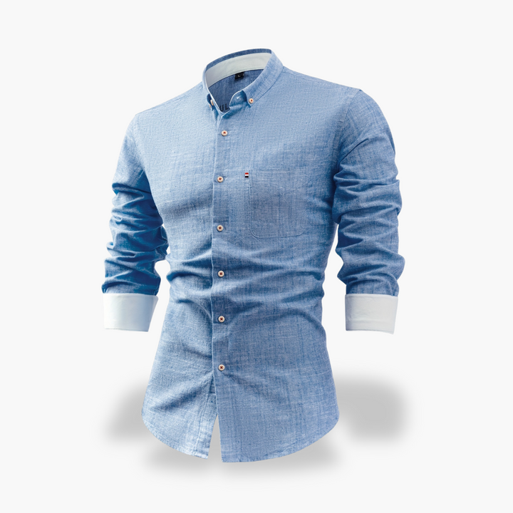 Camicia Uomo in Cotone con Colletto Button-Down | Altivaro