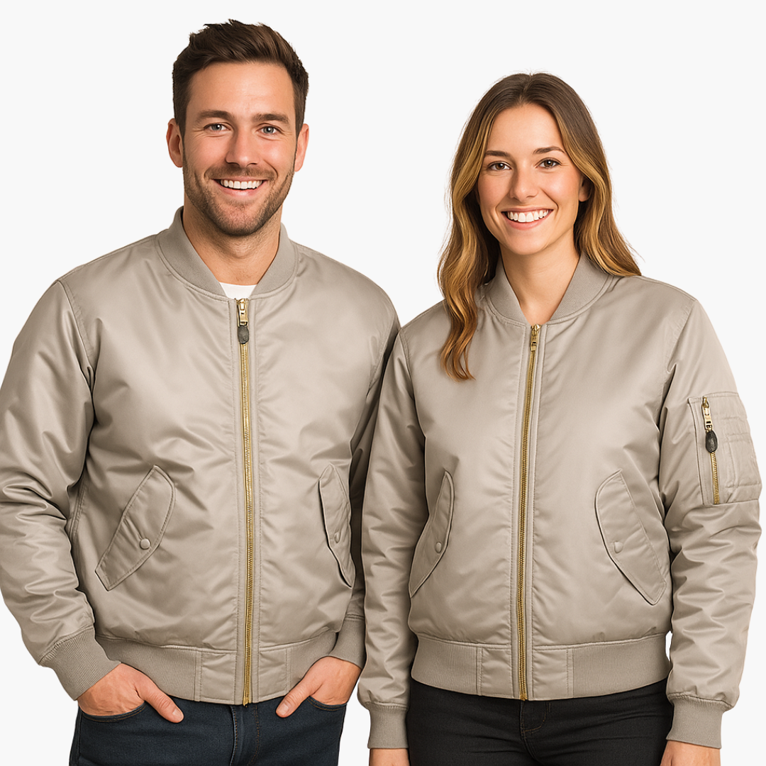 Giacca Bomber Unisex Leggera Casual Poliestere Zip Tasche | Altivaro