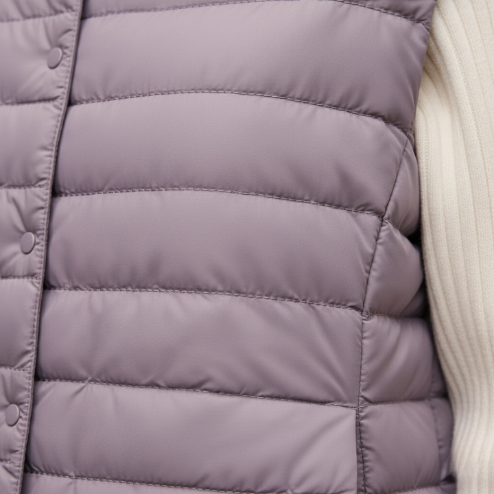 Gilet Piumino Donna Leggero con Bottoni e Taglio Comodo | Altivaro