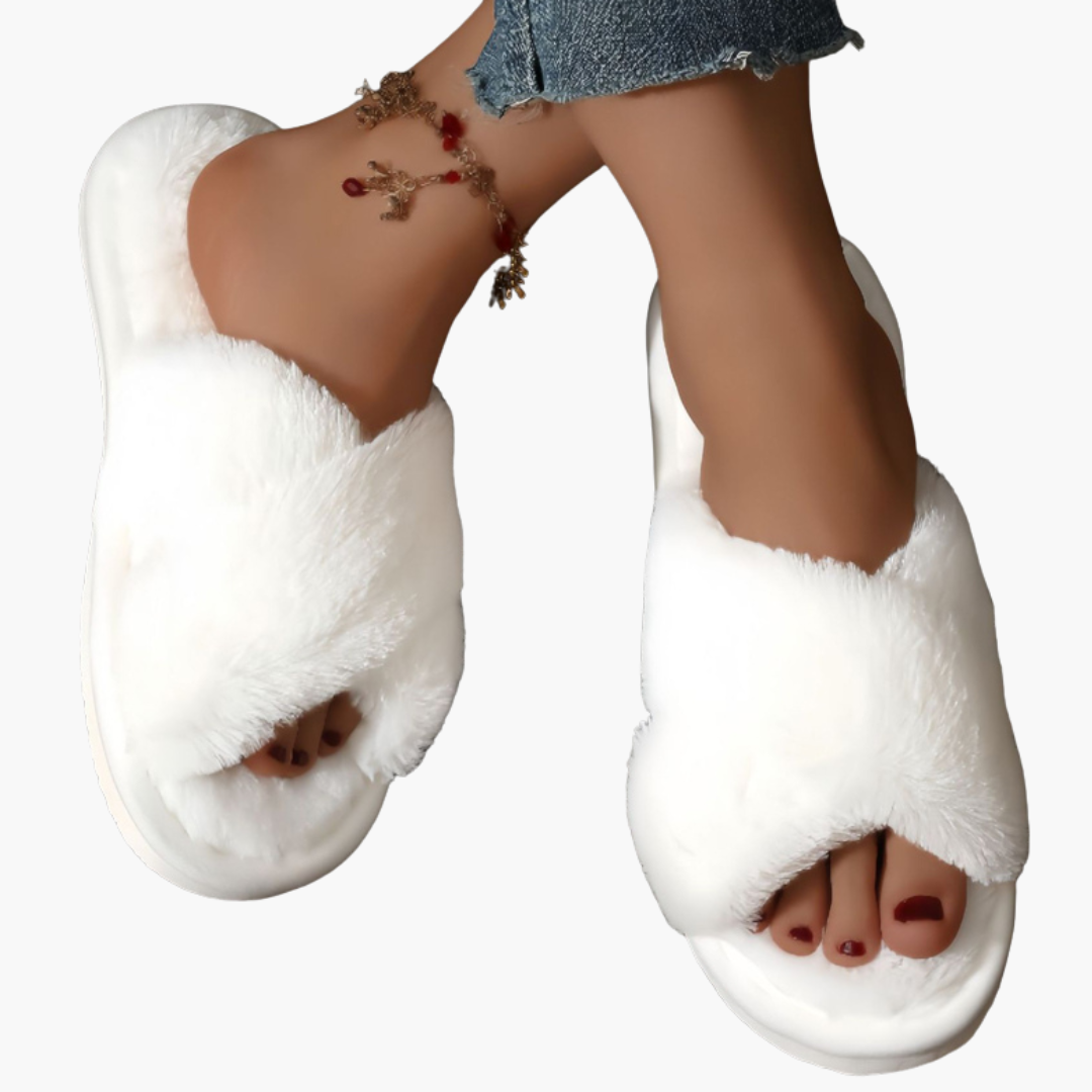 Women's Plush Orthopedic Non-slip Slippers | Altivaro