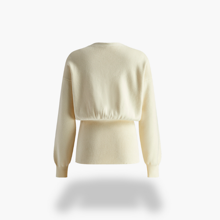 Women's Long Knit Cardigan with Front Closure | Altivaro