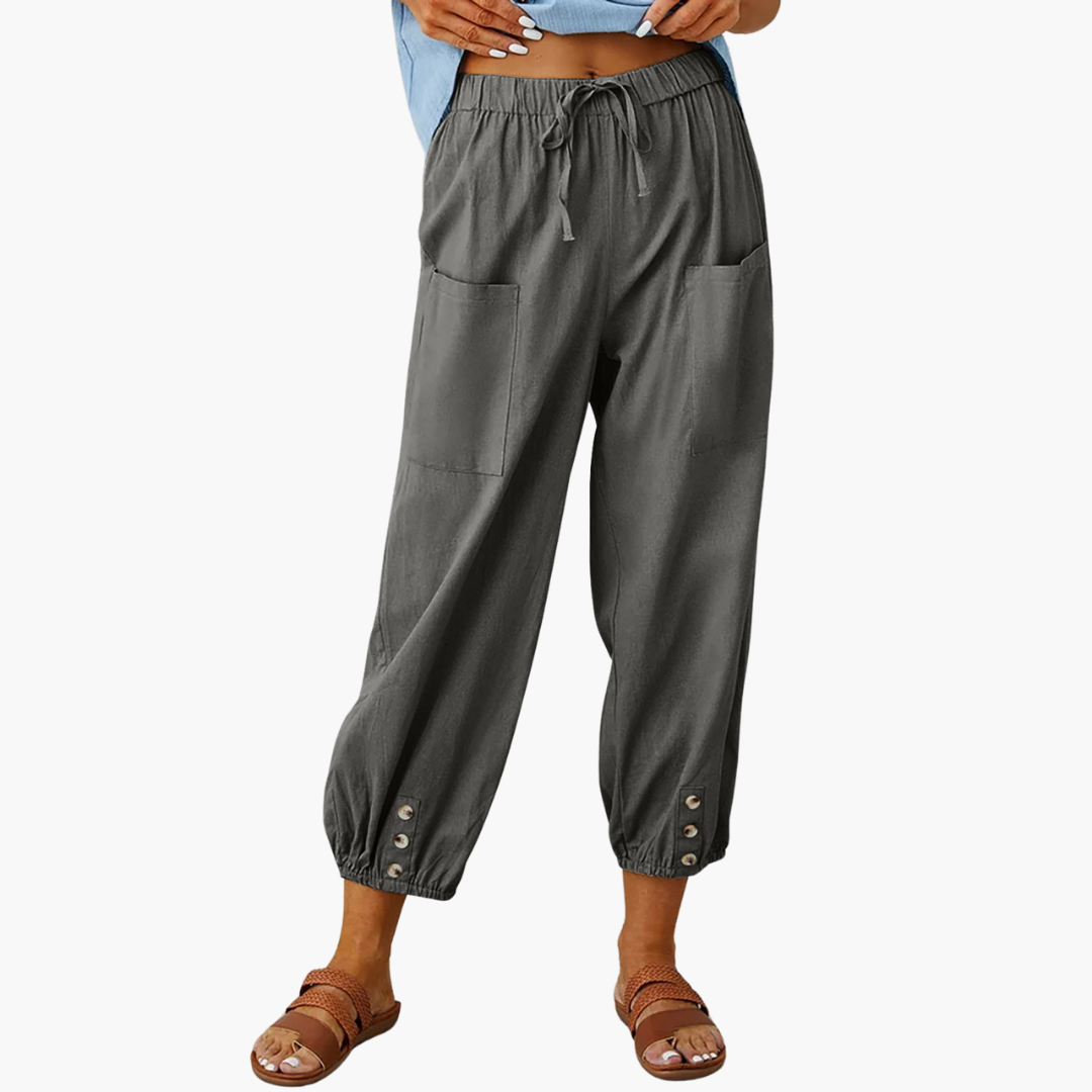Pantaloni Estivi Lino Coulisse Casual | Altivaro-Altivaro