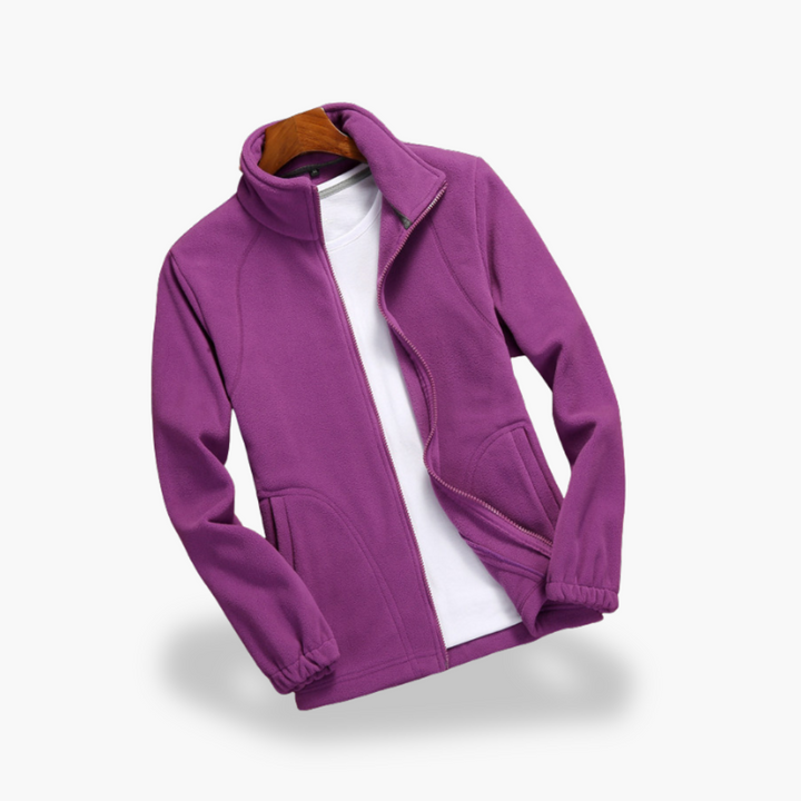Giacca in Pile con Zip Donna Casual Invernale | Altivaro
