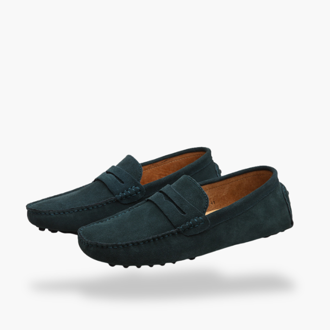 Orthopedic Suede Loafers for Men with Rubber Sole | Altivaro