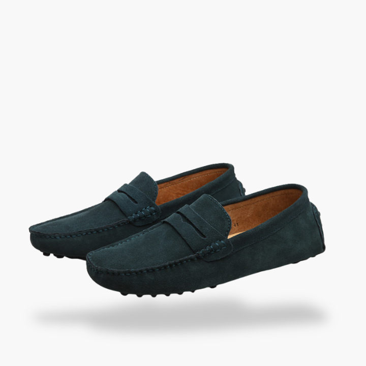 Orthopedic Suede Loafers for Men with Rubber Sole | Altivaro