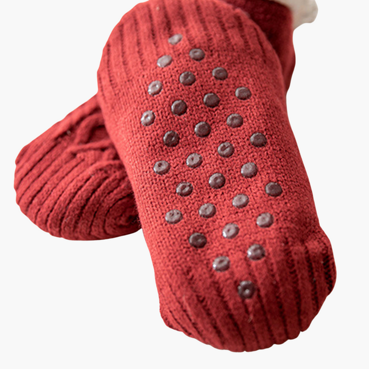 Winter Non-Slip Plush Knit Socks | Altivaro