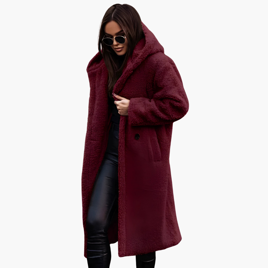 Cappotto Teddy Bear Oversize da Donna | Altivaro