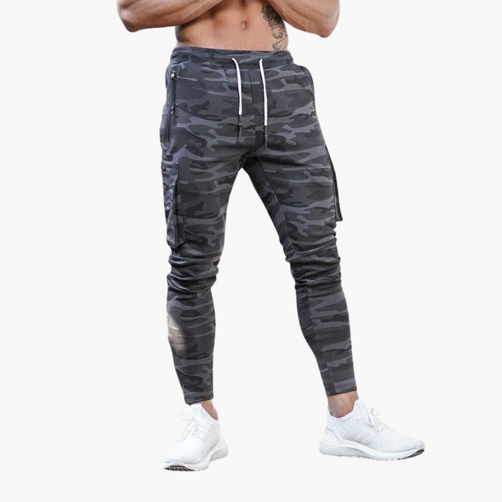Pantaloni Tuta Uomo Camo Slim Fit Jogger Cargo | Altivaro