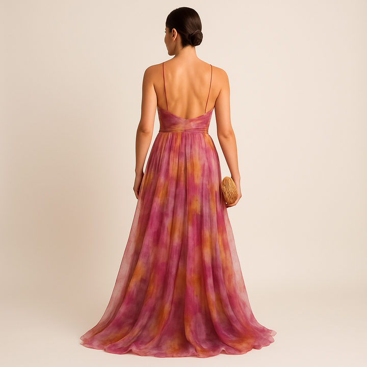 Abito Lungo Estivo da Donna con Stampa Floreale Elegante | Altivaro-Altivaro