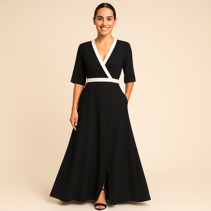 Abito Lungo Elegante da Donna con Stampa Floreale – Look Estivo Raffinato | Altivaro-Altivaro