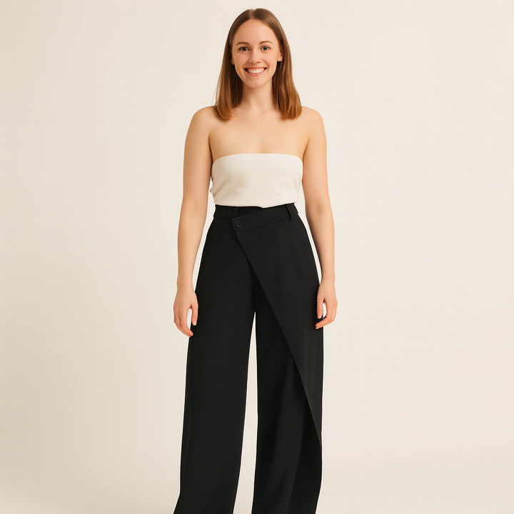 Pantaloni Larghi Donna Asimmetrici | Altivaro