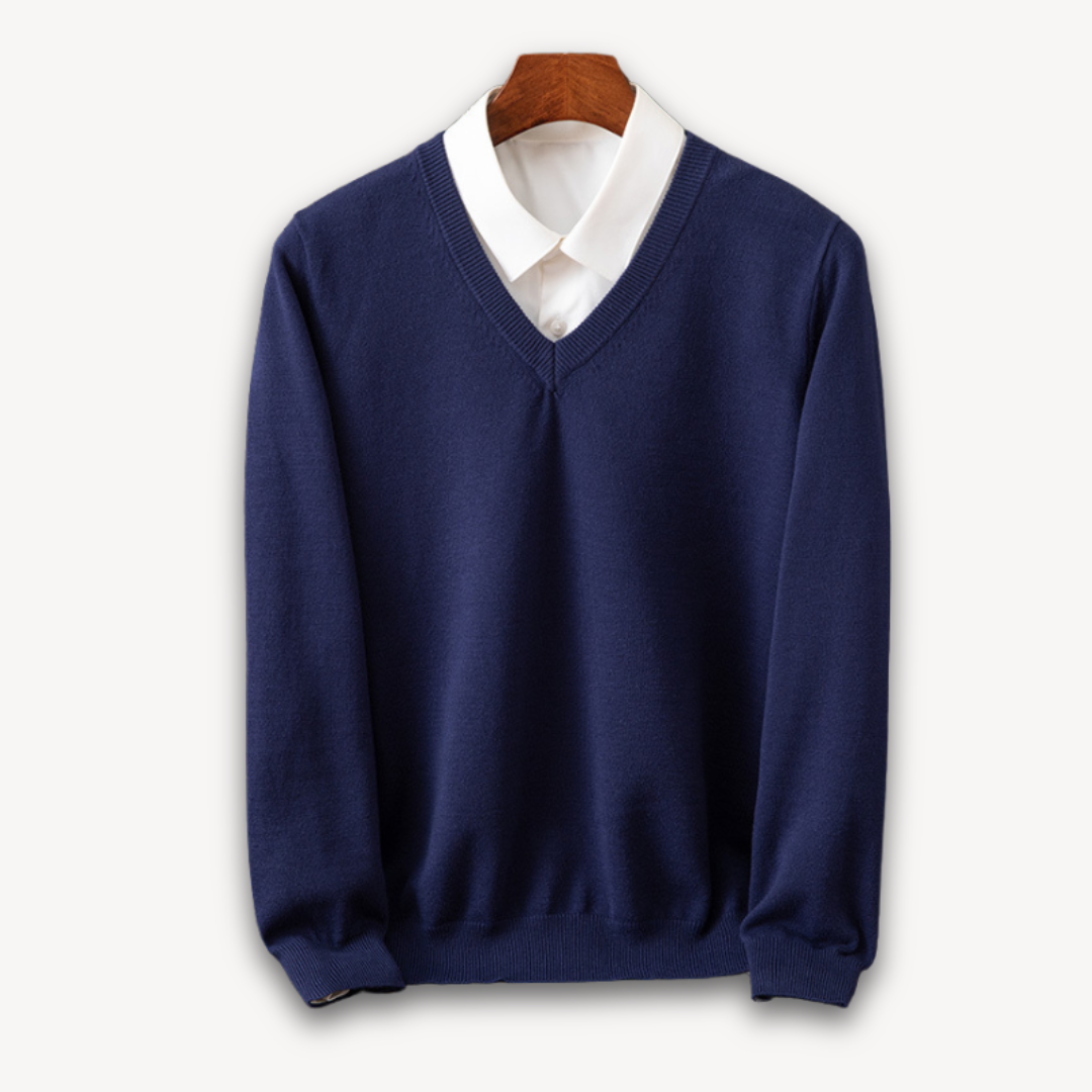 Maglione Uomo Scollo V Casual Elegante | Altivaro-Altivaro