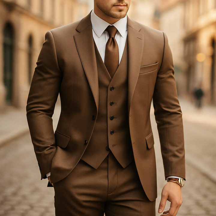 Completo Uomo Elegante con Giacca, Gilet e Pantaloni | Altivaro