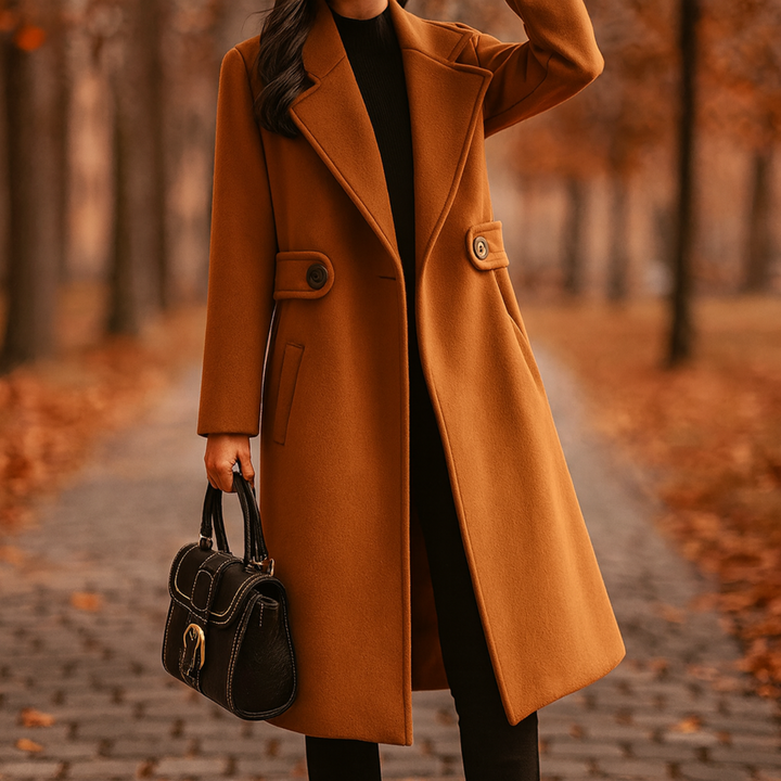 Cappotto Lungo Elegante da Donna in Lana | Altivaro