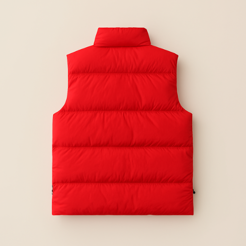 Women's Winter Down Vest with Buttons | Altivaro