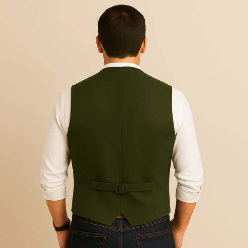 Gilet Uomo Slim Fit Effetto Scamosciato | Altivaro