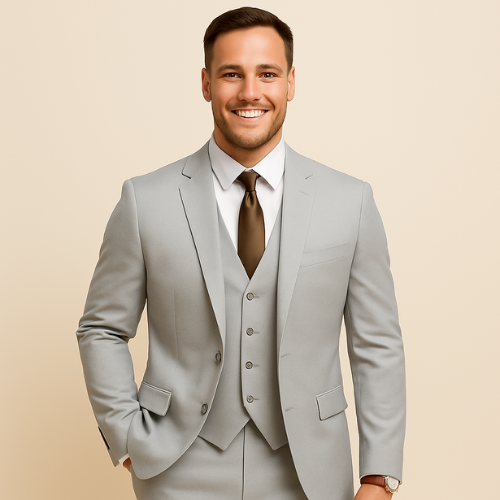 Abito Classico da Uomo con Giacca, Panciotto e Pantaloni | Altivaro